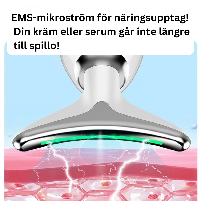Nack- och ansiktes lift med LED-foton terapi