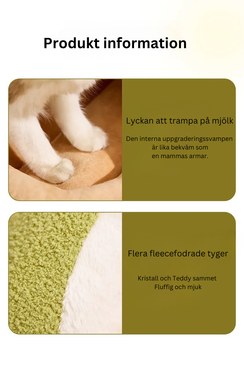 Varm katt säng
