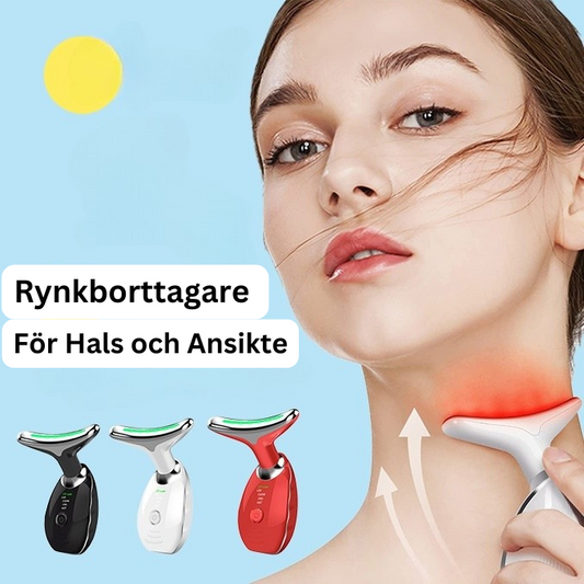 Nack- och ansiktes lift med LED-foton terapi