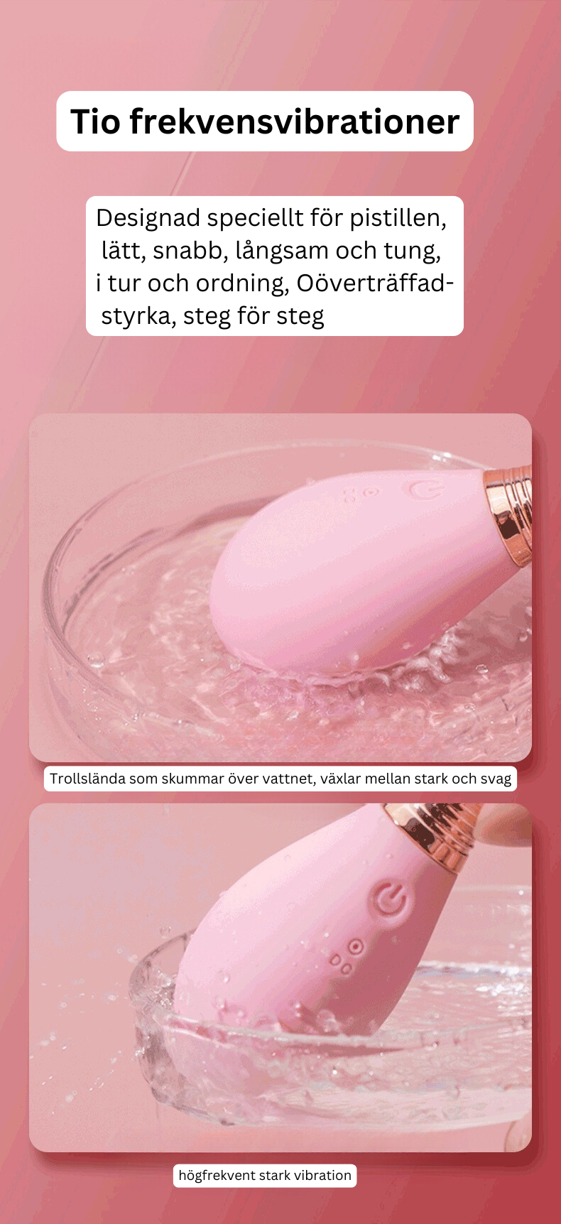 Eau de Pleasure, Sexleksak För Kvinnor